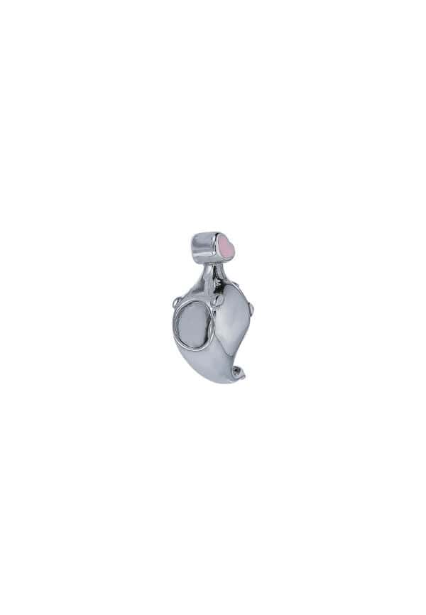 TOMEI Dolphin Charm, White Gold 585