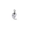 TOMEI Dolphin Charm, White Gold 585