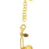 TOMEI Heart-Charms Bracelet, Yellow Gold 916