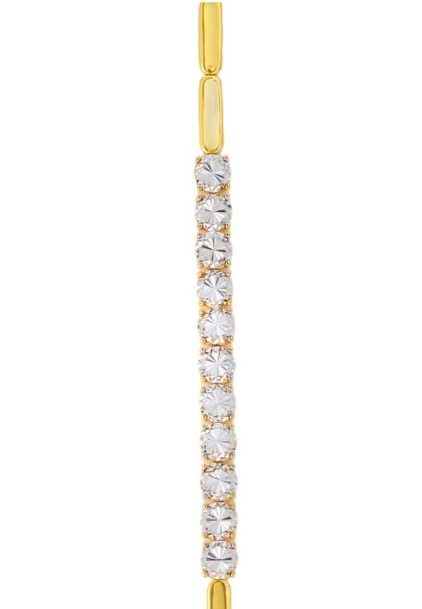 TOMEI Diamond Cut Collection Bracelet, Yellow Gold 916