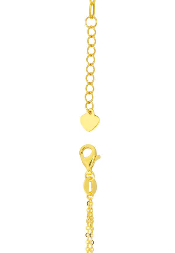 TOMEI Love Bracelet, Yellow Gold 916