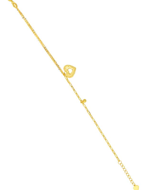 TOMEI Love Bracelet, Yellow Gold 916