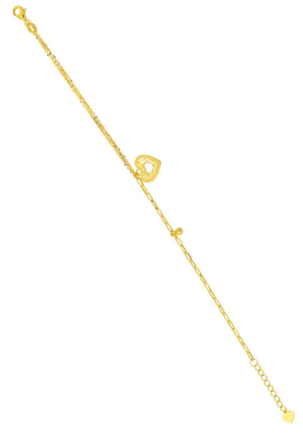 TOMEI Love Bracelet, Yellow Gold 916