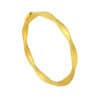 TOMEI Twist Bangle, Yellow Gold 916