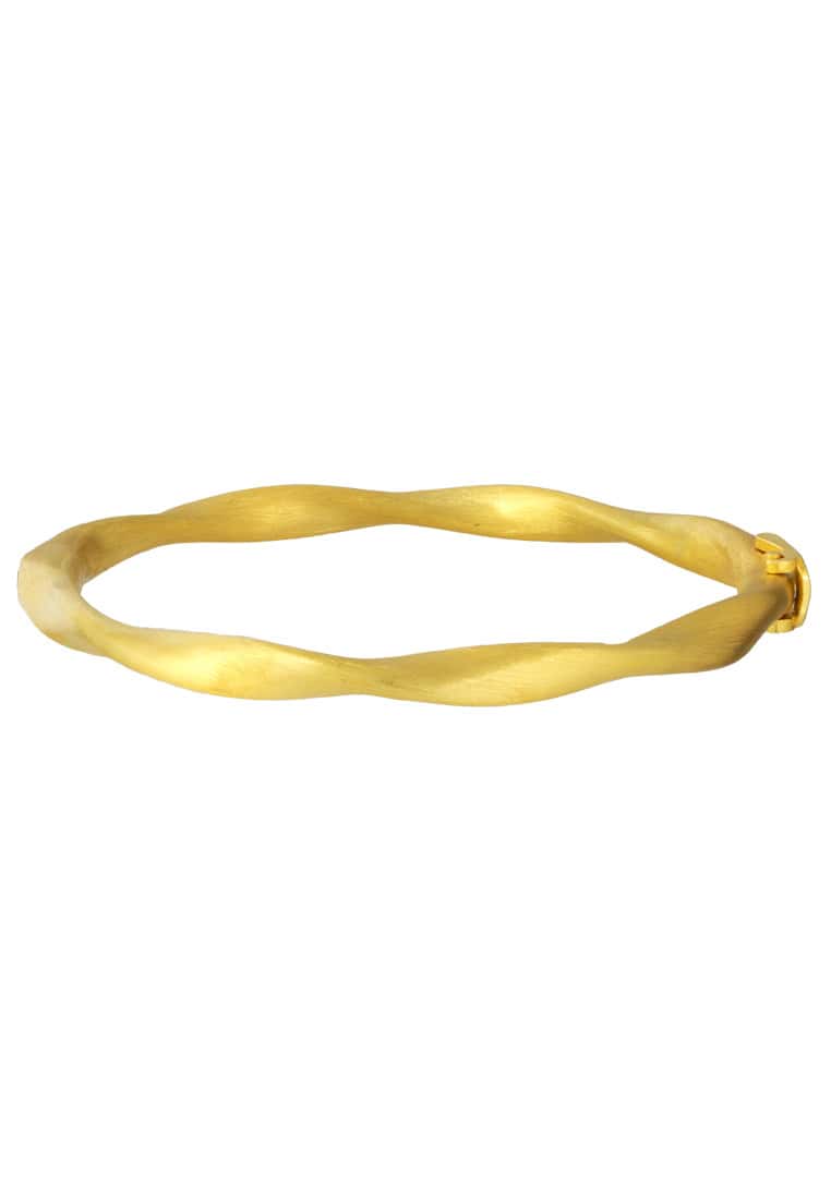 TOMEI Twist Bangle, Yellow Gold 916