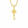 TOMEI Key Pendant, Yellow Gold 916