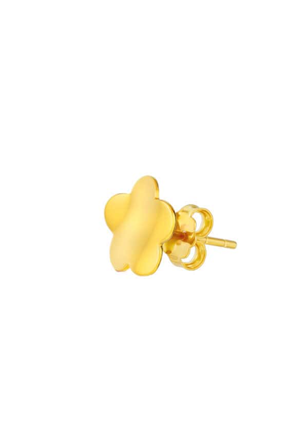 TOMEI Flower Earrings, Yellow Gold 916