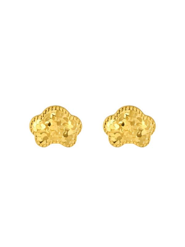 TOMEI Earrings, Yellow Gold 916