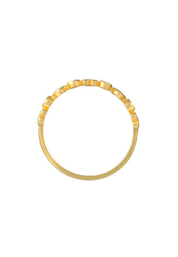 TOMEI Love Ring, Yellow Gold 916
