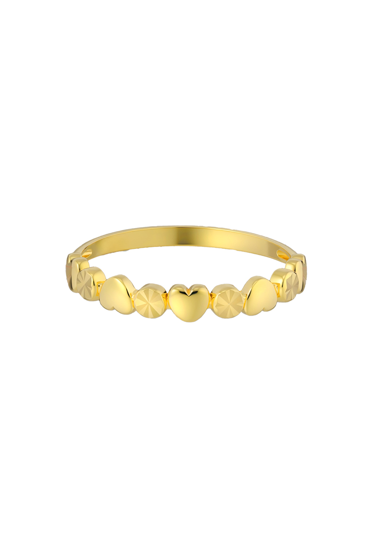 TOMEI Love Ring, Yellow Gold 916