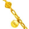 TOMEI Flower Bracelet, Yellow Gold 999
