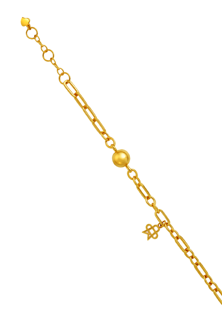TOMEI Knot Bracelet, Yellow Gold 999