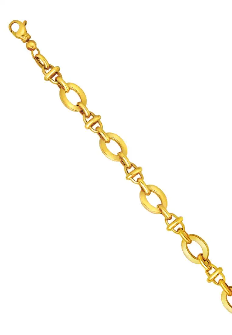 TOMEI Lusso Italia Bracelet, Yellow Gold 916