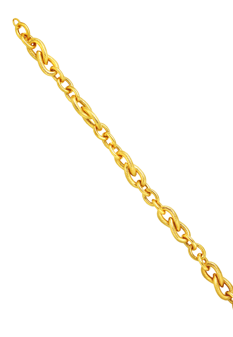 TOMEI Lusso Italia Bracelet, Yellow Gold 916
