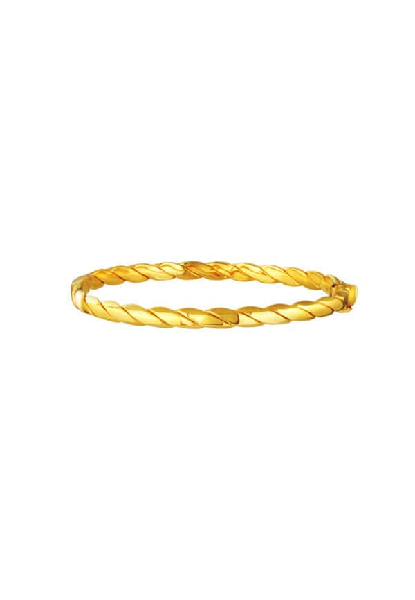 TOMEI Lusso Italia Bangle, Yellow Gold 916