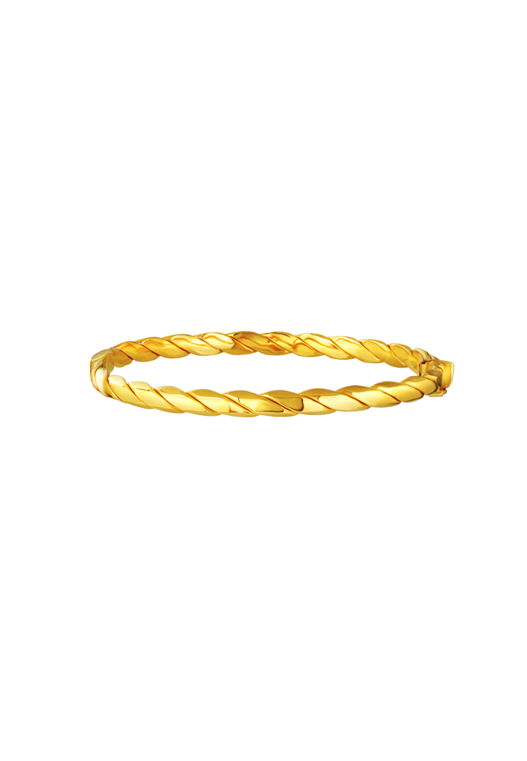 TOMEI Lusso Italia Bangle, Yellow Gold 916