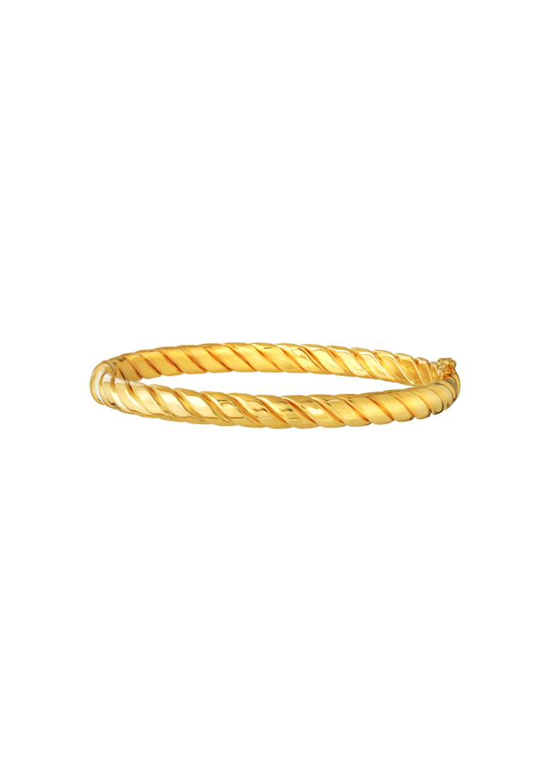 TOMEI Lusso Italia Bangle, Yellow Gold 916