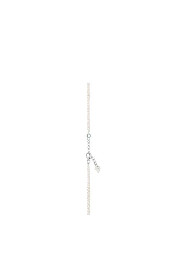 TOMEI Pearlfect Love Single Strand White Pearl Bracelet