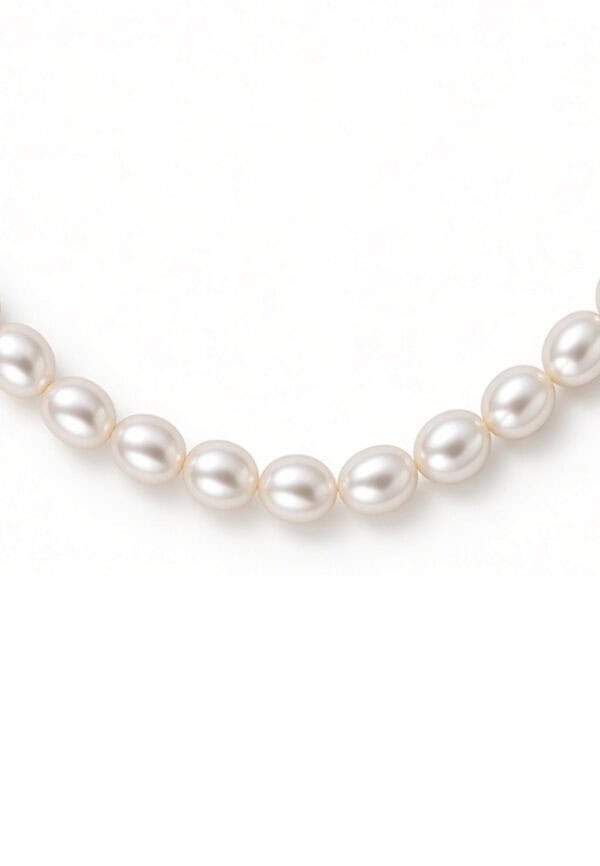 TOMEI Pearlfect Love Single Strand White Pearl Necklace