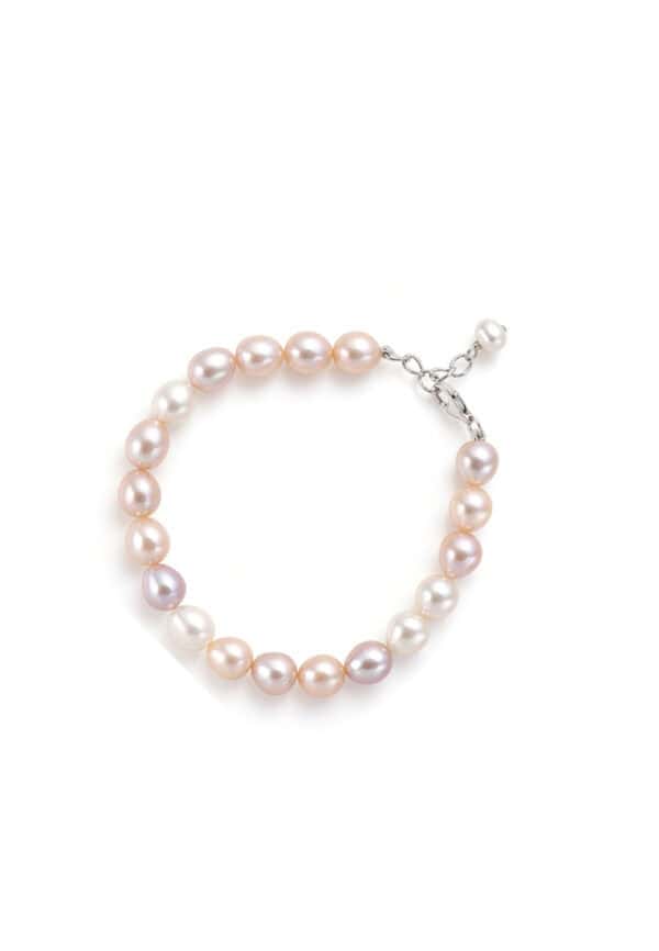 TOMEI Pearlfect Love Single Strand Pink Pearl Bracelet