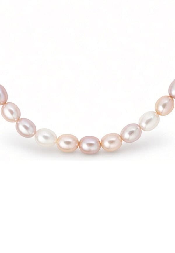 TOMEI Pearlfect Love Single Strand Pink Pearl Necklace