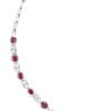 TOMEI Ruby Bracelet, White Gold 750/18K