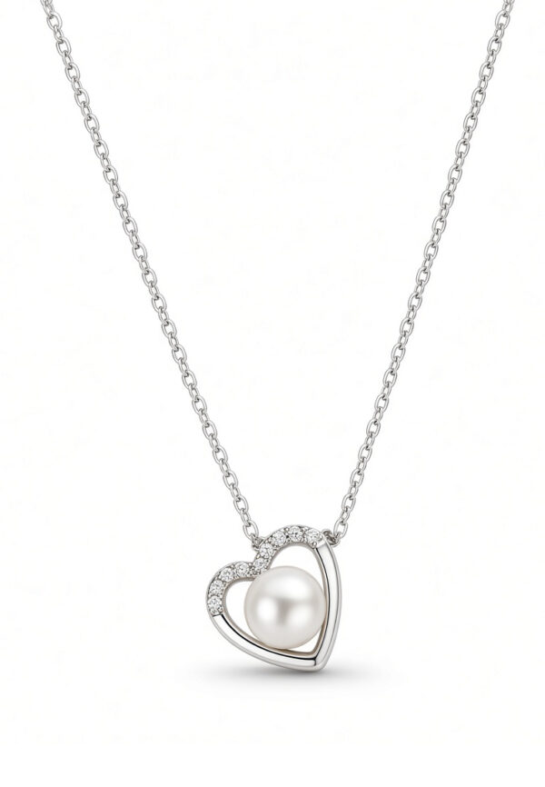TOMEI Blissful Collection Pearl Necklace, White Gold 585/14K