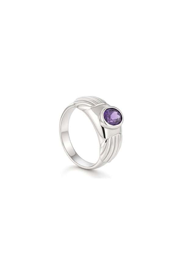1Tomei_0061_3758-A_1.png copy TOMEI Homme Series, Birthstone Silver Ring