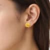 TOMEI Sri Puteri Collection Earrings, Yellow Gold 916/22K