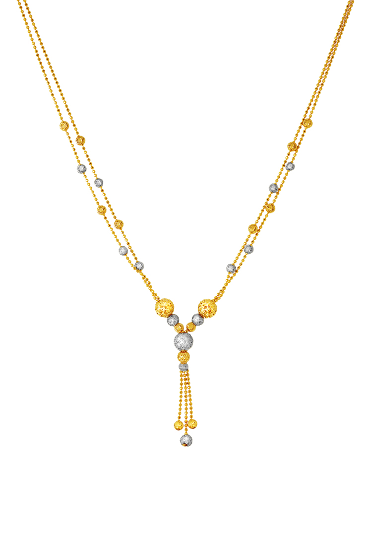 TOMEI Lusso Italia Necklace, Yellow Gold 916/22K