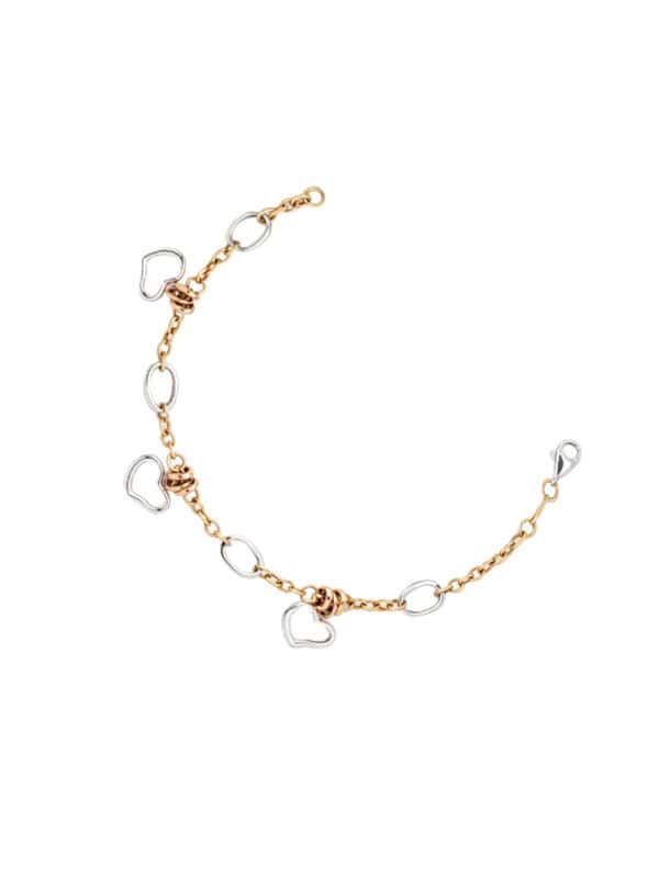 4785651-1992-1565874-1.jpg TOMEI Tri-Tone Bracelet, White Yellow Rose Gold 585/14K