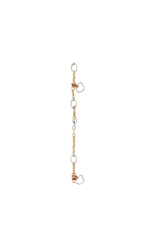 TOMEI Tri-Tone Bracelet, White Yellow Rose Gold 585/14K