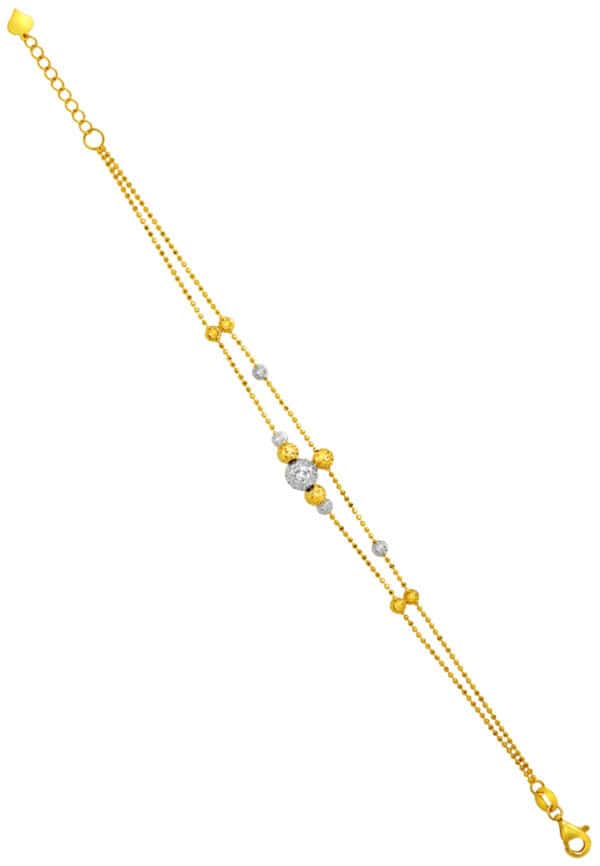 762_0071_IM-TBR637-2C TOMEI Lusso Italia Bracelet, Yellow Gold 916/22K