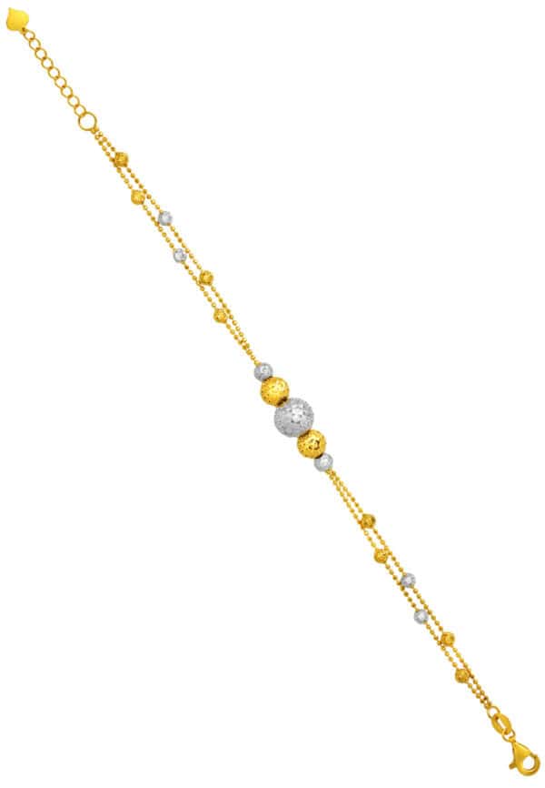 762_0077_IM-TBR624-2C TOMEI Lusso Italia Bracelet, Yellow Gold 916/22K