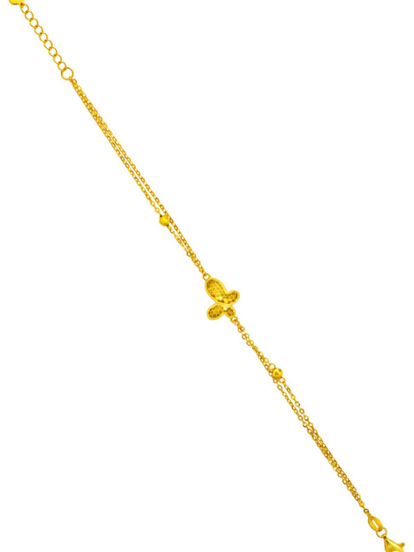 TOMEI Lusso Italia Butterfly Bracelet, Yellow Gold 916/22K