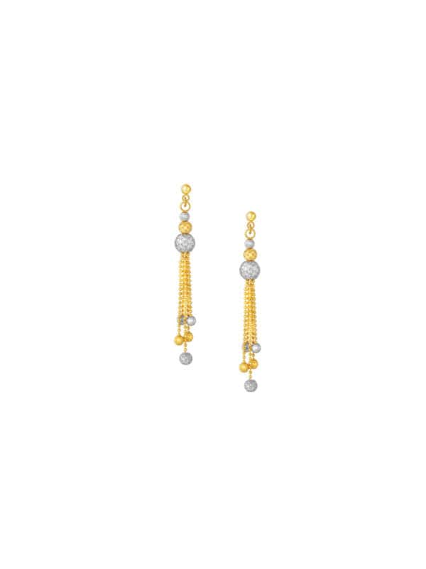 7636073-9415-3706367-1.jpg TOMEI Lusso Italia Earrings, Yellow Gold 916/22K
