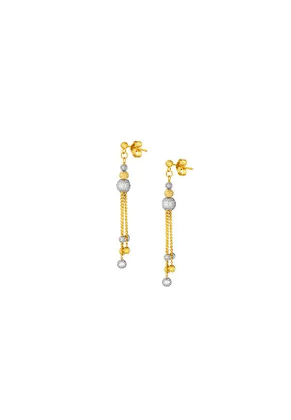 7636073-9415-3706367-2.jpg TOMEI Lusso Italia Earrings, Yellow Gold 916/22K