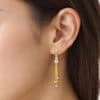 TOMEI Lusso Italia Earrings, Yellow Gold 916/22K