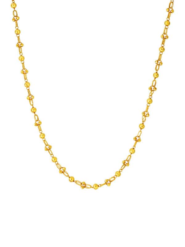 7636075-9415-5706367-1.jpg TOMEI Lusso Italia Necklace, Yellow Gold 916/22K