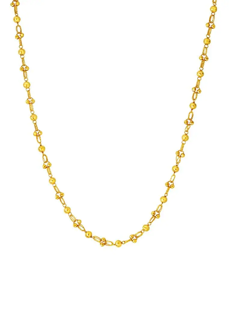TOMEI Lusso Italia Necklace, Yellow Gold 916/22K