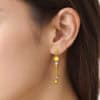 TOMEI Lusso Italia Earrings, Yellow Gold 916/22K