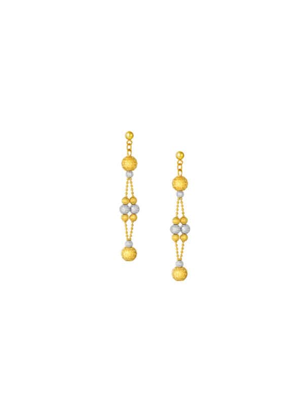 7636102-9415-2016367-1.jpg TOMEI Lusso Italia Earrings, Yellow Gold 916/22K