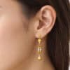 TOMEI Lusso Italia Earrings, Yellow Gold 916/22K