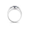 TOMEI Sapphire Ring, White Gold 750/18K