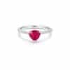 TOMEI Ruby Ring, White Gold 750/18K