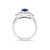 TOMEI Sapphire Ring, White Gold 750/18K
