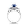TOMEI Sapphire Ring, White Gold 750/18K