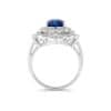 TOMEI Sapphire Ring, White Gold 750/18K