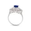 TOMEI Sapphire Ring, White Gold 750/18K