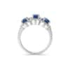 TOMEI Sapphire Ring, White Gold 750/18K